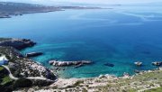 Chorafakia MIT VIDEO! Kreta, Chorafakia Chania: Grosses Grundstück direkt am Meer mit unvergleichlichem Meerblick zu verkaufen Grundstück